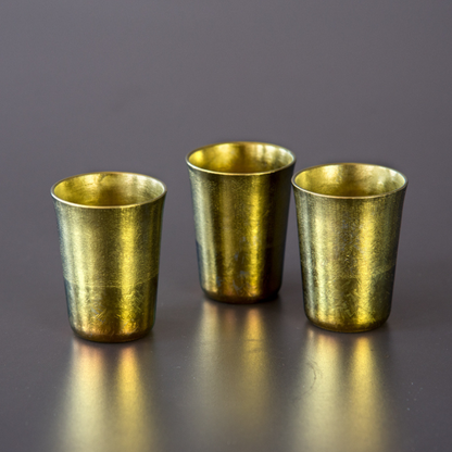 40ml Pure Titanium Shot Glass with Ice Flower Finish for Baijiu & Spirits (38g)