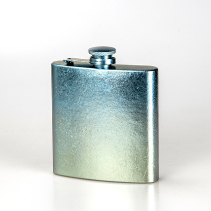 Ultralight Pure Titanium Square Hip Flask for Liquor & Whiskey (160ml / 215ml)