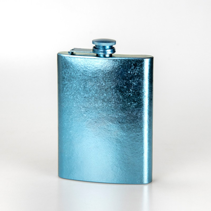 Ultralight Pure Titanium Square Hip Flask for Liquor & Whiskey (160ml / 215ml)