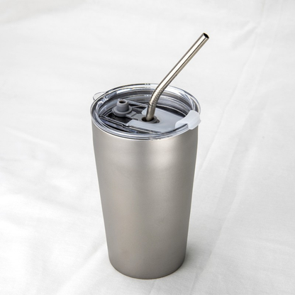 Double-Walled Pure Titanium Beer Glass / Tumbler (300ml / 500ml)