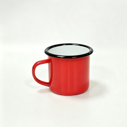 Handcrafted Classic Enamel Mug Cup for Outdoor Camping & Home Use (6cm-9cm)