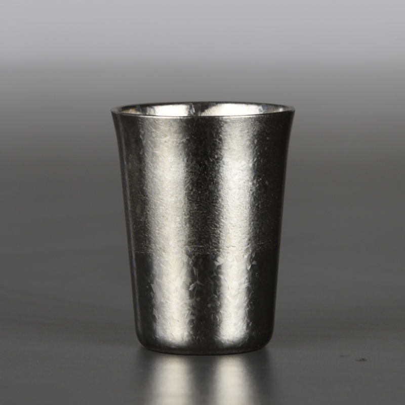 40ml Pure Titanium Shot Glass with Ice Flower Finish for Baijiu & Spirits (38g)