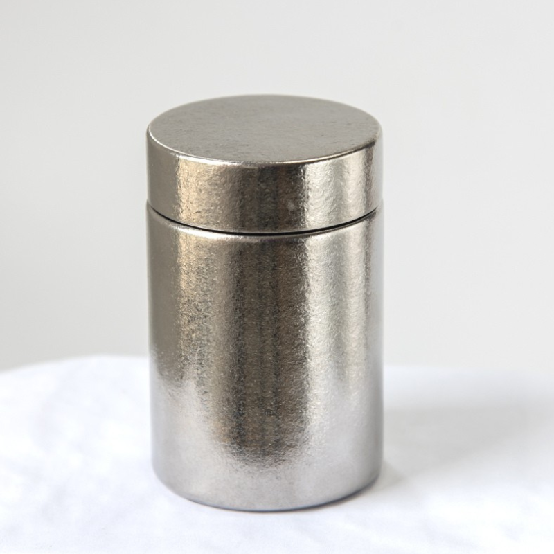 Pure Titanium Airtight Tea Canister / Storage Container with Frosted Finish (78g)