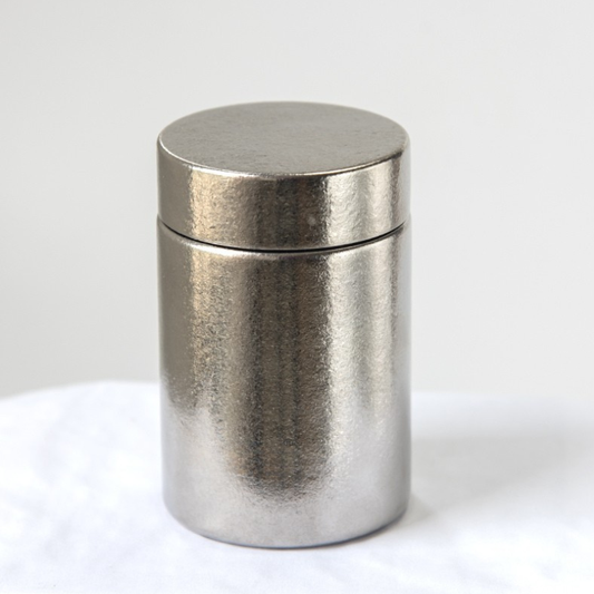 Pure Titanium Airtight Tea Canister / Storage Container with Frosted Finish (78g)