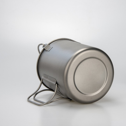 Pure Titanium Pour-Over Coffee Maker & Press Kettle with Stainless Steel Filter (650ml / 1000ml)