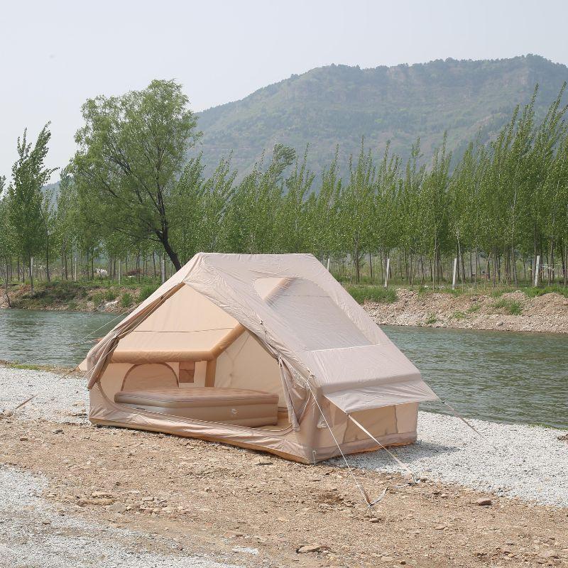 Ultralight 14KG Inflatable Camping Tent 6.3sqm Single Door