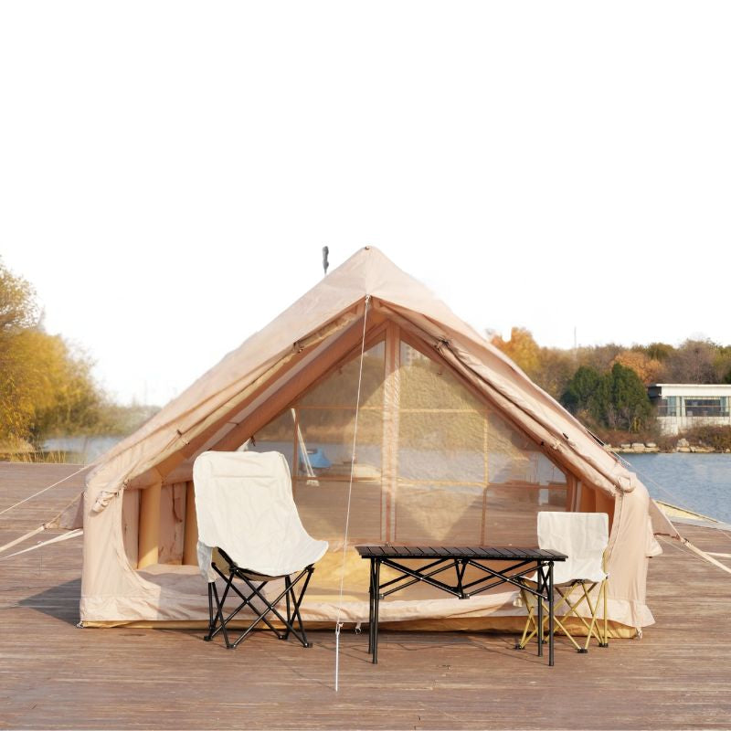 12㎡ 4-6 Person Inflatable Tent Double Doors Skylights