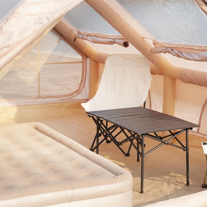 12㎡ 4-6 Person Inflatable Tent Double Doors Skylights