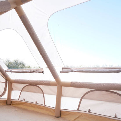 12㎡ 4-6 Person Inflatable Tent Double Doors Skylights