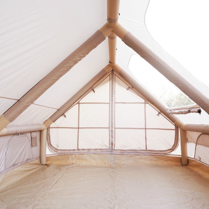 12㎡ 4-6 Person Inflatable Tent Double Doors Skylights