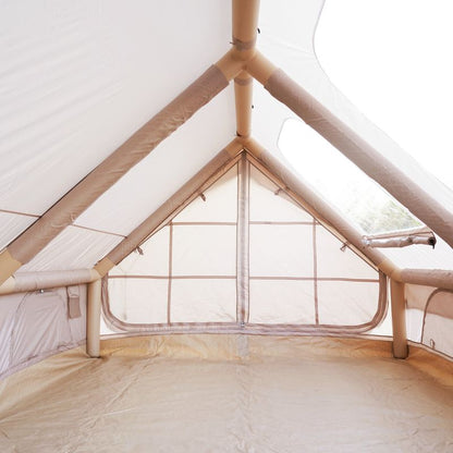 12㎡ 4-6 Person Inflatable Tent Double Doors Skylights