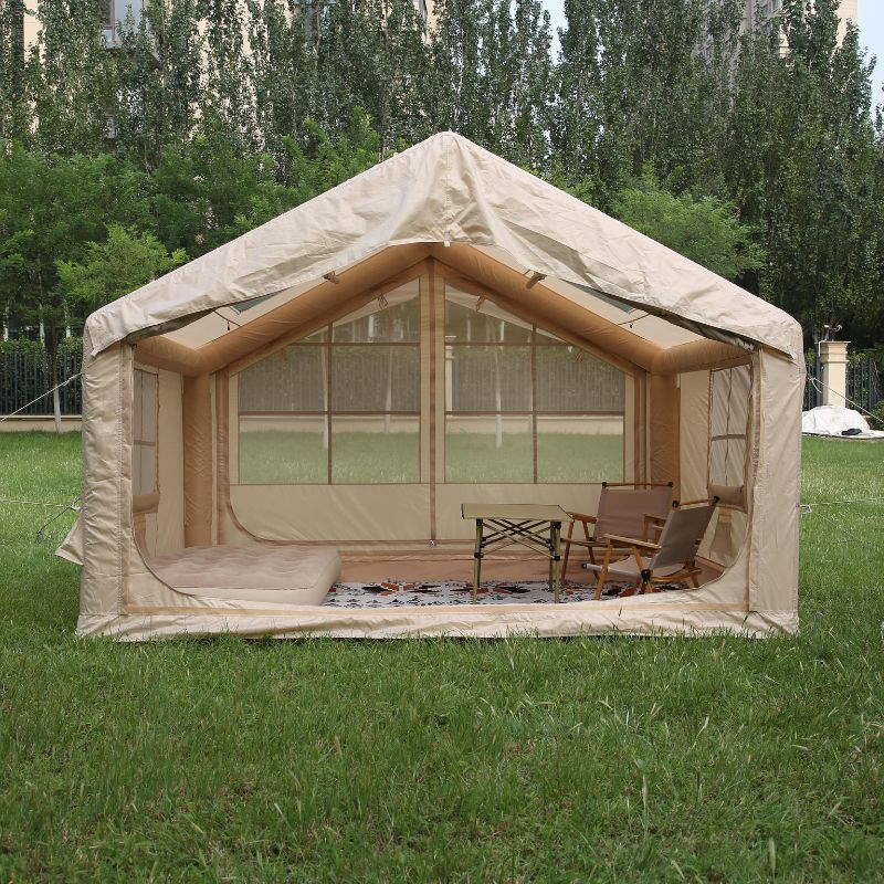 List Price $589.99 – Limited Time Offer  7.5㎡ 420D Inflatable Tent 15cm Columns Double Skylights