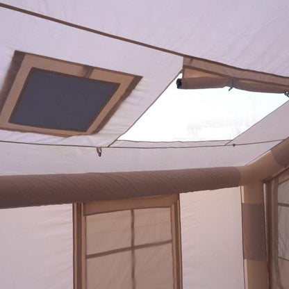List Price $589.99 – Limited Time Offer  7.5㎡ 420D Inflatable Tent 15cm Columns Double Skylights