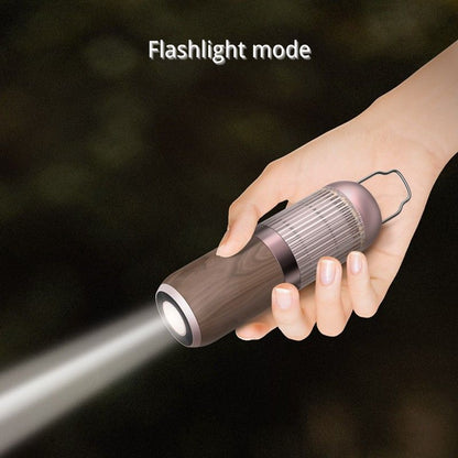 Hand holding a flashlight with 'Flashlight mode' text above