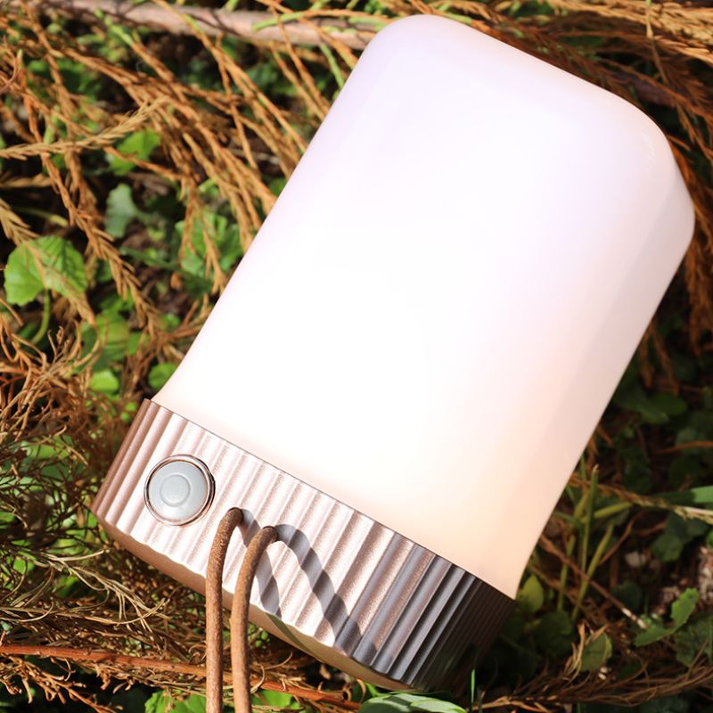 Portable light on a natural background