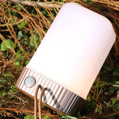 Portable light on a natural background