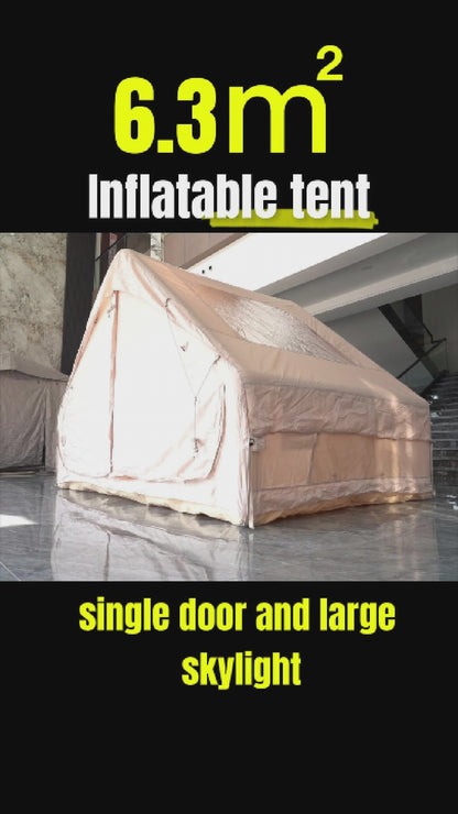Ultralight 14KG Inflatable Camping Tent 6.3sqm Single Door