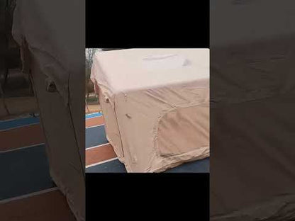 Lightweight 7.5㎡ Inflatable Camping Tent with Single Door and SkylightLightweight 7.5 sqm inflatable camping tent with single door and small skylight, 210D oxford fabric, 4-6 person air tent for backpacking, hiking and family camping